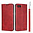 Leather Case Stands Flip Cover T05 Holder for Oppo R17 Neo Red
