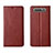 Leather Case Stands Flip Cover T05 Holder for Samsung Galaxy A80 Red Wine