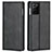 Leather Case Stands Flip Cover T05 Holder for Samsung Galaxy Note 20 Ultra 5G Black