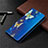 Leather Case Stands Flip Cover T05 Holder for Xiaomi Mi 10i 5G Blue