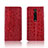 Leather Case Stands Flip Cover T05 Holder for Xiaomi Mi 9T Pro Red