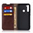 Leather Case Stands Flip Cover T05 Holder for Xiaomi Redmi Note 8 (2021)