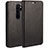 Leather Case Stands Flip Cover T05 Holder for Xiaomi Redmi Note 8 Pro Black