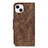 Leather Case Stands Flip Cover T06 Holder for Apple iPhone 14