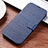 Leather Case Stands Flip Cover T06 Holder for Huawei P30 Lite Blue