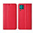 Leather Case Stands Flip Cover T06 Holder for Huawei P40 Lite Red