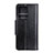 Leather Case Stands Flip Cover T06 Holder for Huawei P40 Pro+ Plus Black