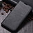 Leather Case Stands Flip Cover T06 Holder for Samsung Galaxy Note 10 Plus 5G Black