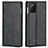 Leather Case Stands Flip Cover T06 Holder for Samsung Galaxy Note 20 5G Black