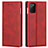 Leather Case Stands Flip Cover T06 Holder for Samsung Galaxy Note 20 5G Red