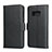 Leather Case Stands Flip Cover T06 Holder for Samsung Galaxy S10e Black