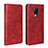 Leather Case Stands Flip Cover T07 Holder for Huawei Mate 20 X 5G Red