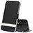 Leather Case Stands Flip Cover T07 Holder for Huawei Nova 4e Black