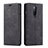 Leather Case Stands Flip Cover T07 Holder for OnePlus 8 Black