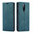 Leather Case Stands Flip Cover T07 Holder for OnePlus 8 Green