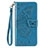 Leather Case Stands Flip Cover T07 Holder for Xiaomi Mi 10 Pro Sky Blue