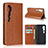 Leather Case Stands Flip Cover T07 Holder for Xiaomi Mi Note 10 Orange