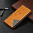 Leather Case Stands Flip Cover T07 Holder for Xiaomi Redmi 9A Orange