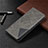 Leather Case Stands Flip Cover T07 Holder for Xiaomi Redmi 9i Gray