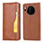 Leather Case Stands Flip Cover T08 Holder for Huawei Mate 30 Orange