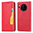 Leather Case Stands Flip Cover T08 Holder for Huawei Mate 30 Red