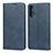Leather Case Stands Flip Cover T08 Holder for Huawei Nova 5 Blue