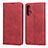 Leather Case Stands Flip Cover T08 Holder for Huawei Nova 5 Red