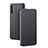 Leather Case Stands Flip Cover T08 Holder for Huawei Nova 5T Black