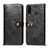 Leather Case Stands Flip Cover T08 Holder for Huawei P30 Lite Black