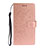 Leather Case Stands Flip Cover T08 Holder for Huawei P40 Pro Rose Gold