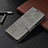 Leather Case Stands Flip Cover T08 Holder for Samsung Galaxy Note 20 Ultra 5G Gray