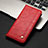Leather Case Stands Flip Cover T08 Holder for Xiaomi Mi A3 Red