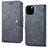Leather Case Stands Flip Cover T09 Holder for Apple iPhone 11 Pro Max Gray