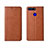 Leather Case Stands Flip Cover T09 Holder for Huawei Honor View 20 Orange