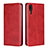 Leather Case Stands Flip Cover T09 Holder for Huawei P20 Red