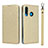Leather Case Stands Flip Cover T09 Holder for Huawei P30 Lite Gold