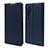 Leather Case Stands Flip Cover T09 Holder for Xiaomi Mi Note 10 Blue