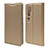 Leather Case Stands Flip Cover T09 Holder for Xiaomi Mi Note 10 Gold