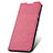 Leather Case Stands Flip Cover T09 Holder for Xiaomi Redmi Note 8 Pro Pink