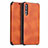 Leather Case Stands Flip Cover T10 Holder for Huawei P20 Pro Orange