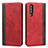 Leather Case Stands Flip Cover T10 Holder for Huawei P30 Red