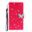 Leather Case Stands Flip Cover T10 Holder for Huawei P40 Pro Red