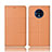 Leather Case Stands Flip Cover T10 Holder for OnePlus 7T Orange