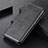 Leather Case Stands Flip Cover T10 Holder for Samsung Galaxy Note 20 Ultra 5G Black