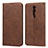 Leather Case Stands Flip Cover T10 Holder for Xiaomi Redmi K20 Brown