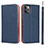 Leather Case Stands Flip Cover T11 Holder for Apple iPhone 11 Pro Blue