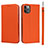 Leather Case Stands Flip Cover T11 Holder for Apple iPhone 11 Pro Max Orange