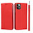 Leather Case Stands Flip Cover T11 Holder for Apple iPhone 11 Pro Red