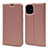 Leather Case Stands Flip Cover T11 Holder for Apple iPhone 11 Rose Gold