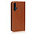 Leather Case Stands Flip Cover T11 Holder for Huawei Honor 20S Orange